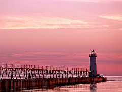 Manistee North Pierhead Lighthouse, Michigan